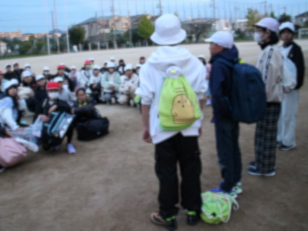 6年修学旅行解散式のようす