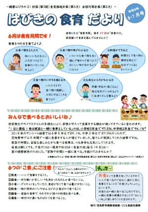 食育だより6・7月号