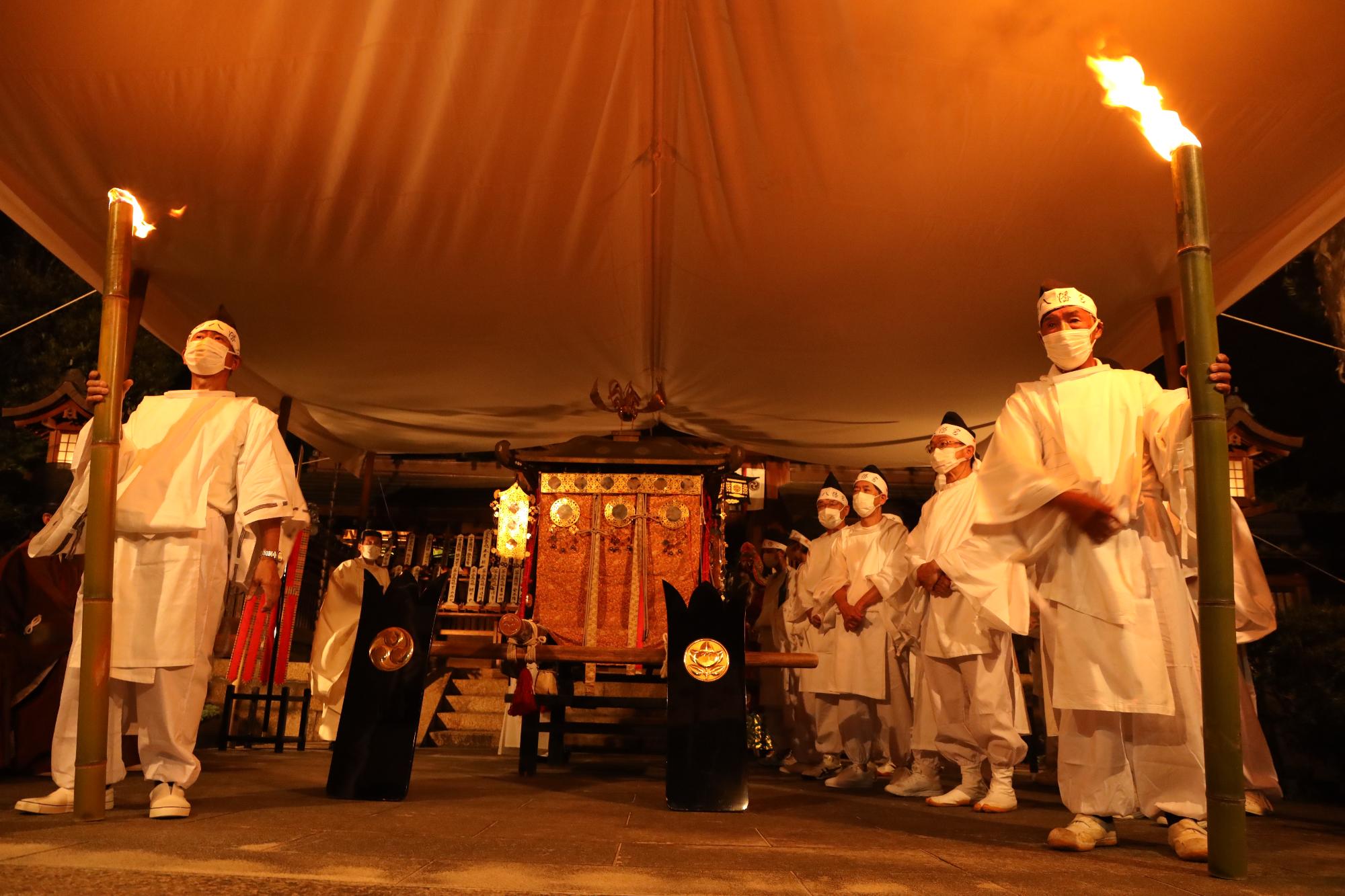 誉田八幡宮（お渡り1）