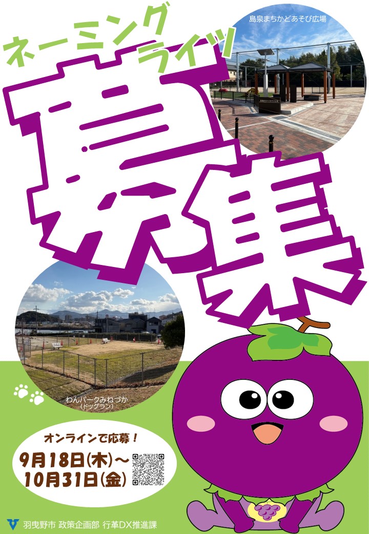 ネーミングライツ募集用チラシ