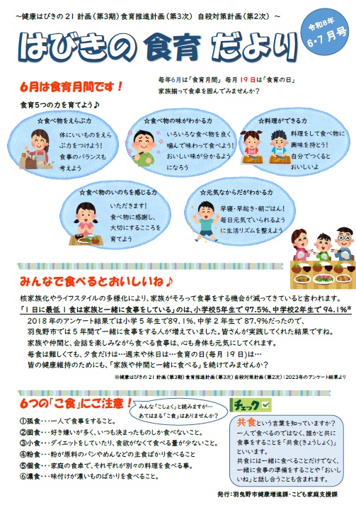 食育だより4・5月号