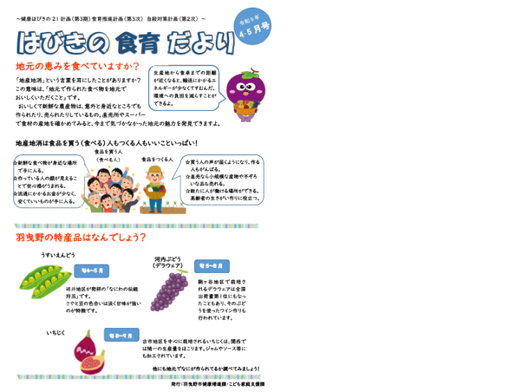 食育だより4・5月号