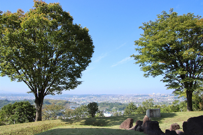 第２回古代と現代が共存する大阪平野を眺める鉢伏山西峰古墳