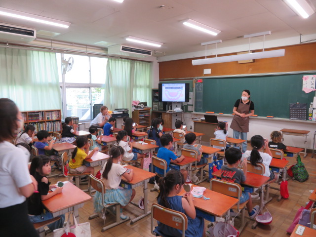 1年生歯の磨き方教室