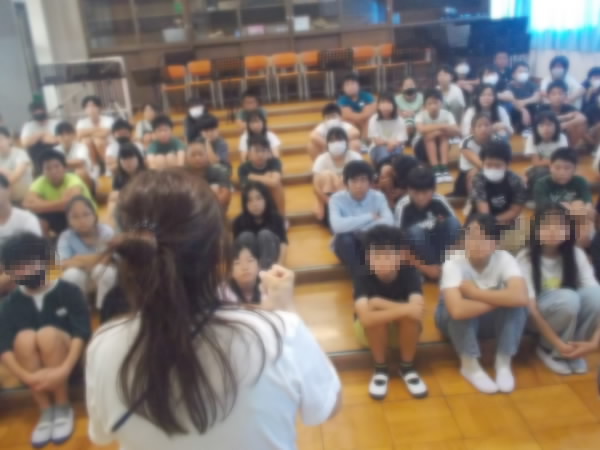 250827_6年学年集会のようす