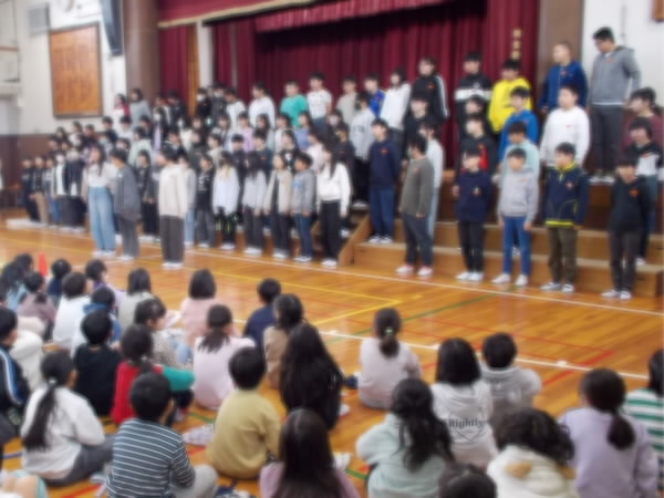 250307_お別れ集会6年あいさつ